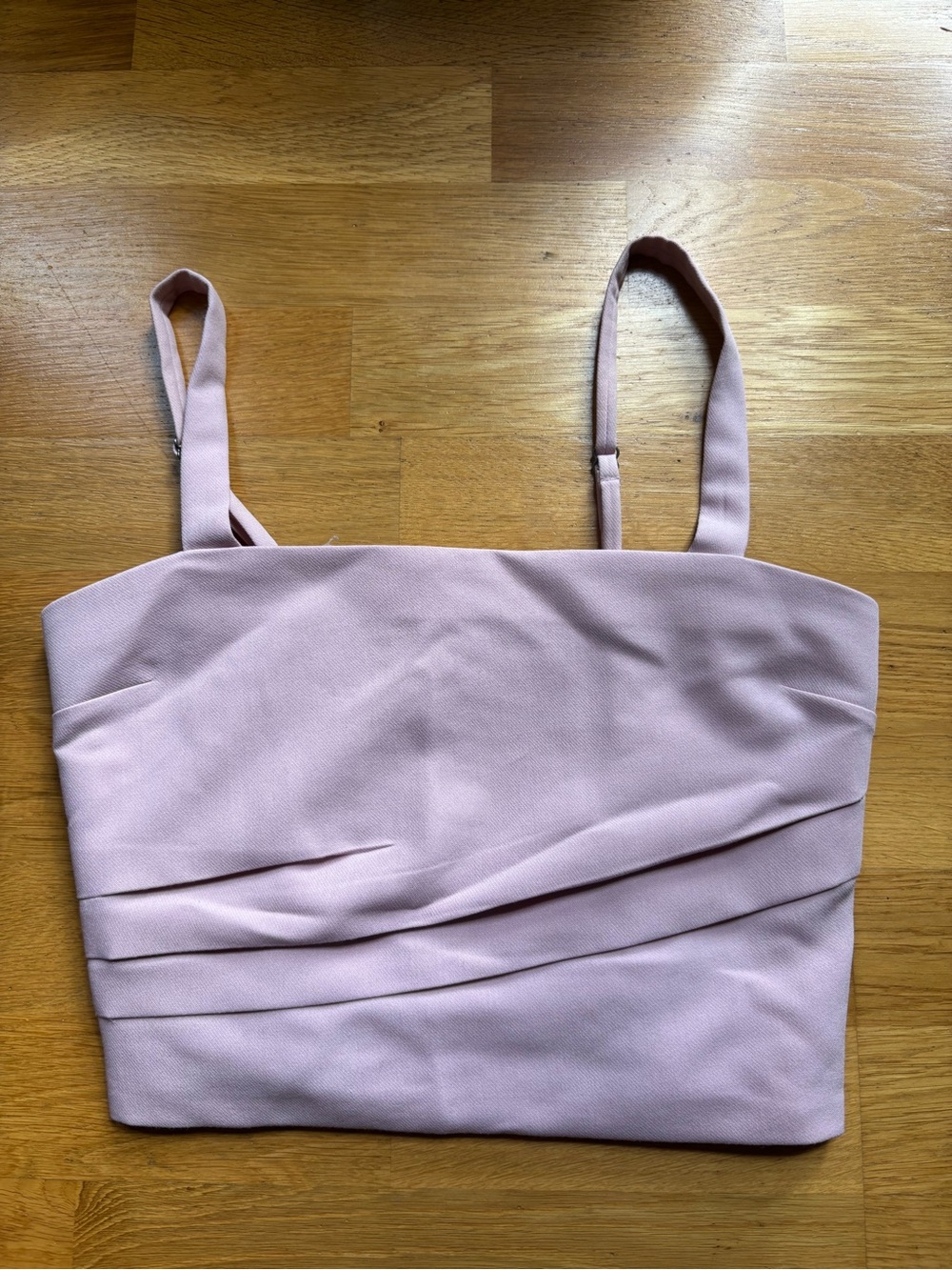 Abercrombie & Fitch Blush Pink Cropped Tank Top